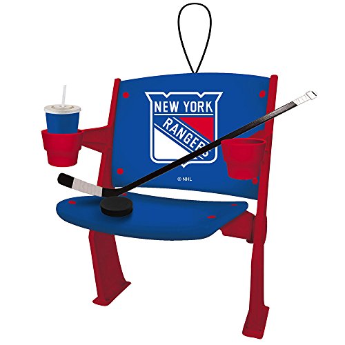 New York Rangers Official NHL 4 inch x 3 inch Stadium Seat Ornament