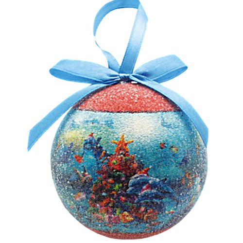 Oceanic Holiday Speckled Island Ornament