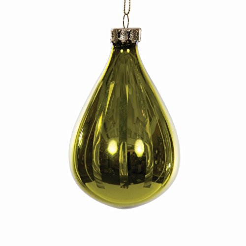 Sage & Co. 681F110020 Hanging Glass Ornament, Green