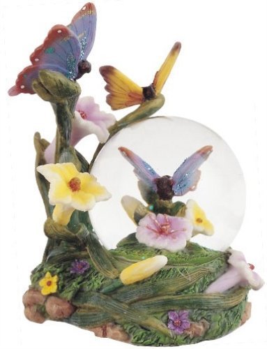 Snow Globe Butterfly Collection Desk Figurine Decoration