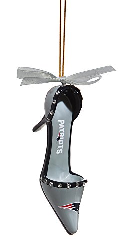 New England Patriots Official NFL 3 inch x 1.5 inch Team Shoe Ornament