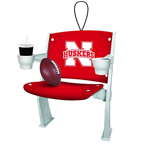 Nebraska Cornhuskers Official NCAA 4 inch x 3 inch Stadium Seat Ornament