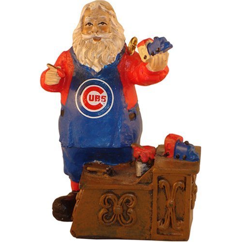 Chicago Cubs Workshop Santa Ornament