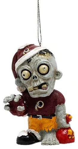 Washington Redskins NFL Zombie Christmas Ornament