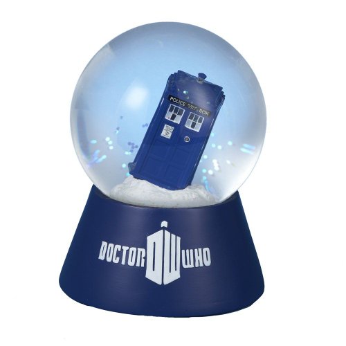 Doctor Who Kurt Adler Battery-Operated 120mm Lighted Water Globe, Doctor Who Tardis