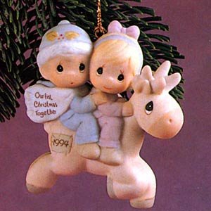 Our First Christmas Together Dated 1994 Precious Moments Ornament 529206