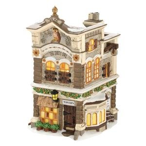 Department 56 New England Village The Dirty Owl Lit House, 6.7-Inch