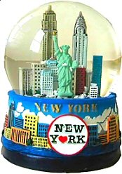 New York Snow Globe – 45MM Skyline716, New York Snow Globes, New York Souvenirs