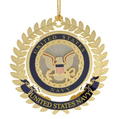 ChemArt 53169 United States Navy Logo Ornament