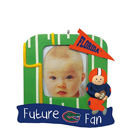 Florida Gators Official NCAA 5.25 inch x 5 inch x 2.5 inch Future Fan Photo Frame Christmas Ornament