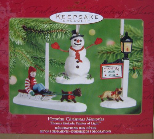 Hallmark Keepsake Victorian Christmas Memories Painter of Light Christmas Tree Ornament by Thomas Kinkade
