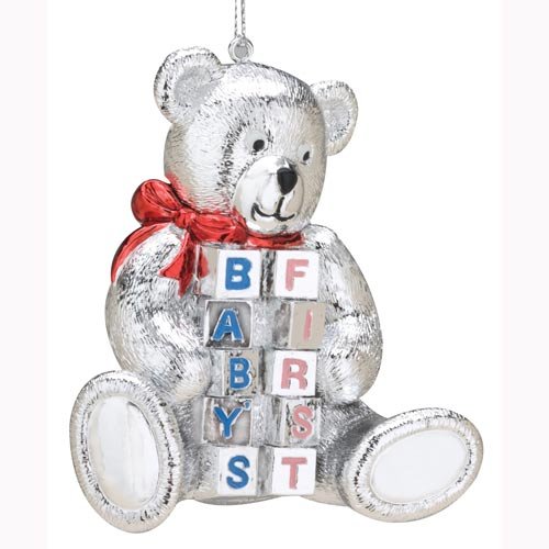 Reed & Barton Christmas Ornaments BABY’S 1ST BEAR 09 3521 BABY’S 1ST BEAR ORNT