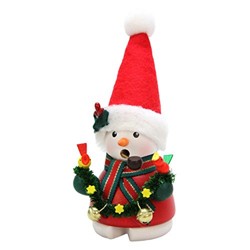 1-673 – Christian Ulbricht Incense Burner – Snowy Santa – 5.5″”H x 2.5″”W x 2.5″”D