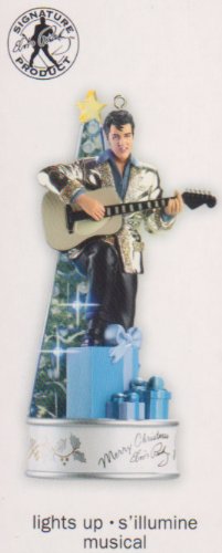 Elvis with Presents 2010 Carlton Heirloom Ornament