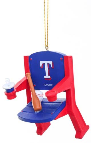 Texas Rangers Official MLB 4 inch x 3 inch Stadium Seat Ornament