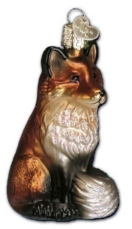 Sitting Red Fox Ornament