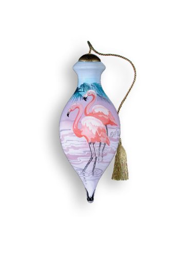 Ne’Qwa Art Flamingos Ornament
