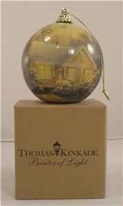 Thomas Kinkade Ornament – Christmas Cottage