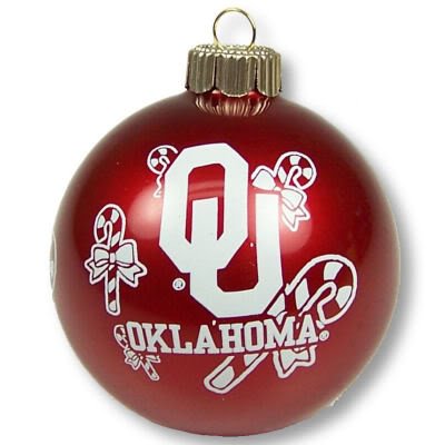 Oklahoma Sooners Official NCAA 2 5/8 inch 3″ Small Christmas Ornament