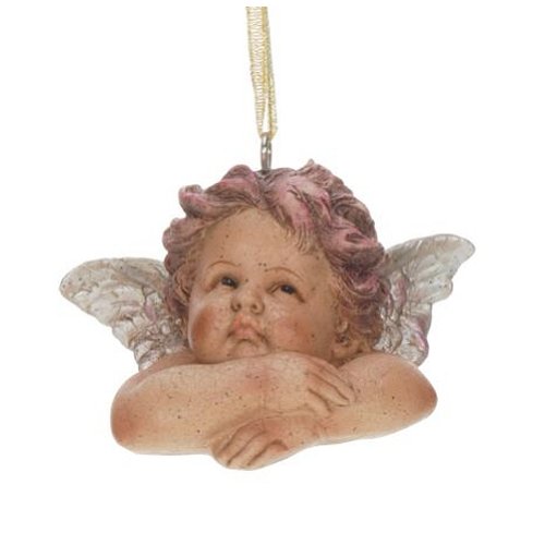 Cherub Christmas Ornament Looking Up by Mark Roberts