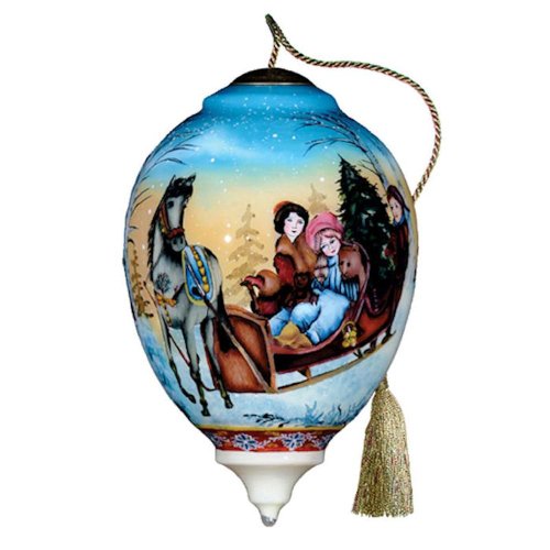Ne’Qwa Art Sleigh Ride Ornament By Artist G DeBrekht 476