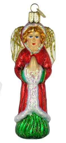 Old World Christmas Angel With Cloak Ornament