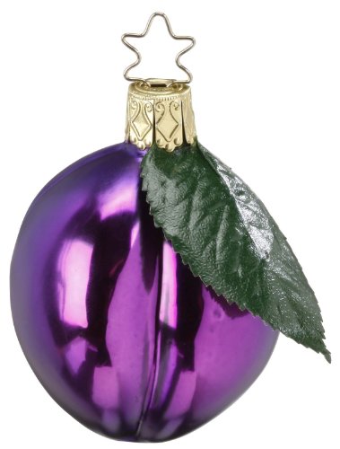 Inge-Glas Passion Plum Christmas Ornament