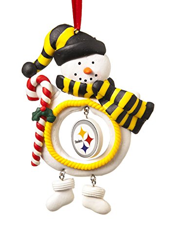 Pittsburgh Steelers Jolly Christmas Snowman Ornament
