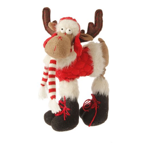 RAZ Imports – 10.5″ Decorative Christmas Moose