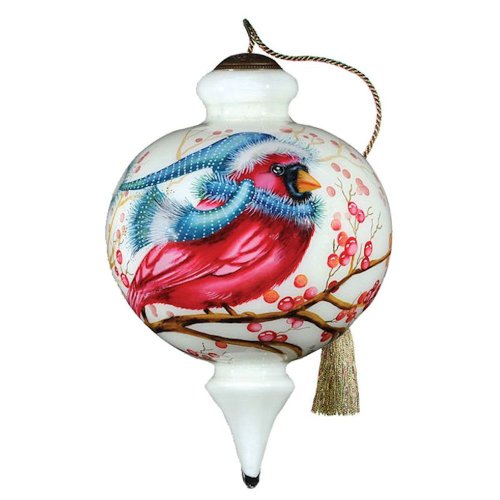 Ne’Qwa Art Cozy Cardinal Ornament By Artist Michelle Palmer 333