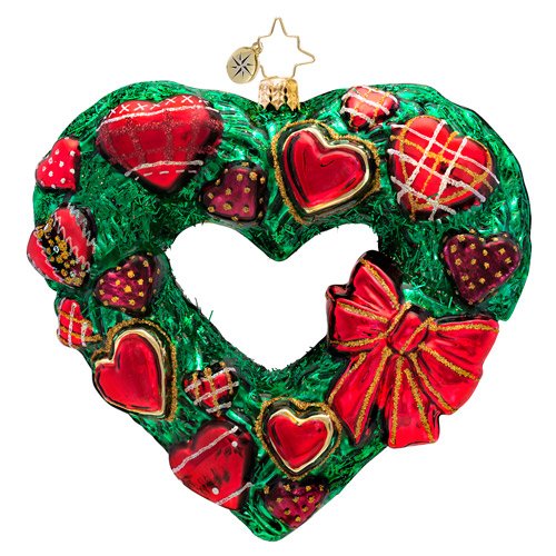 Christopher Radko Country Warm Heart Christmas Ornament