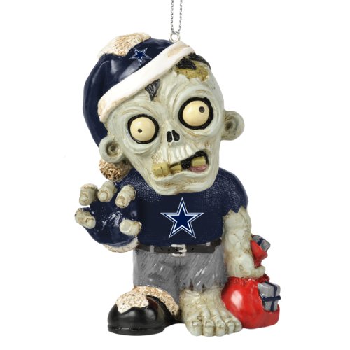 Dallas Cowboys NFL Zombie Christmas Ornament