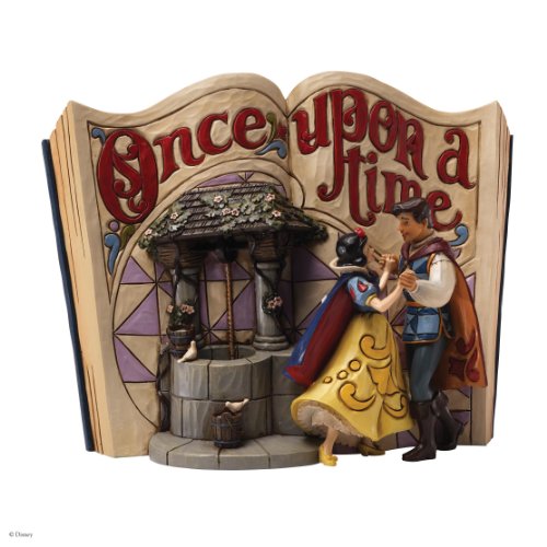 Jim Shore for Enesco Disney Traditions Snow White Story Book Figurine, 6.25-Inch