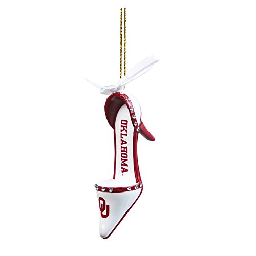 Oklahoma Sooners Official NCAA 3 inch x 1.5 inch Team Shoe Ornament