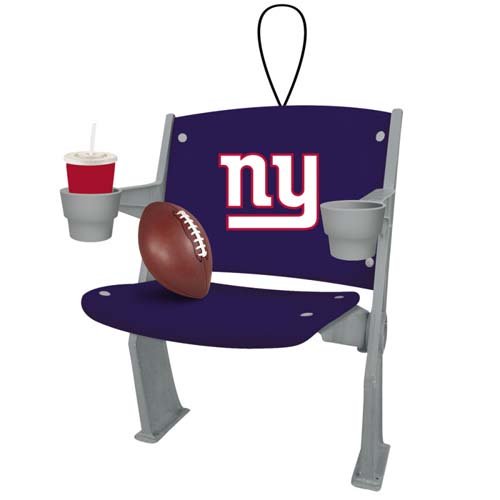 New York Giants Official MLB 4 inch x 3 inch Stadium Seat Ornament