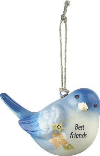 Ganz Best Friends Blue Bird Of Happiness Ornament Measures: 2.25″ x 2″