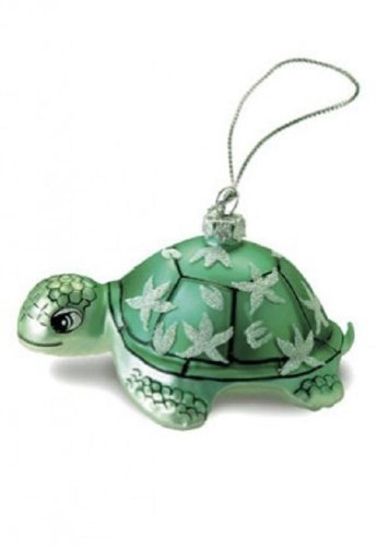 Island Heritage Honu Turtle Collectible Glass Ornament