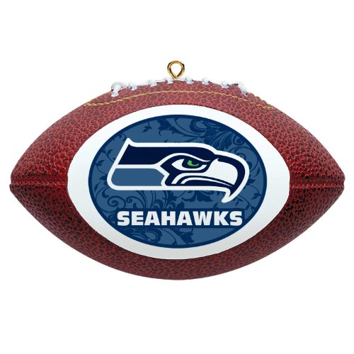 NFL Seattle Seahawks Mini Replica Football Ornament