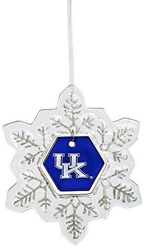 Glass Snowflake Ornament, University of Kentucky