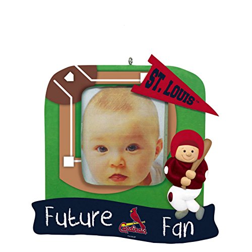 St. Louis Cardinals Official MLB 5.25 inch x 5 inch x 2.5 inch Future Fan Photo Frame Christmas Ornament