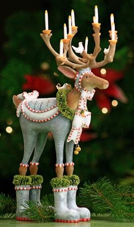 6.5″ Patience Brewster Krinkles Dashaway Dasher Reindeer Christmas Ornament