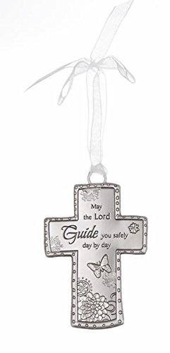 Cross Ornament By Ganz- May the Lord Guide You Safely Day By Day