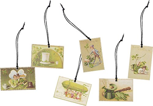 PBK Miniature Paper Ornaments “Vintage Irish St Patty’s Day Postcards”