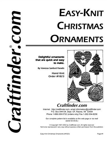 Easy Knit Christmas Ornament Patterns