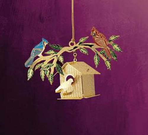 ChemArt 2.5″ Collectible Keepsakes Bird House Christmas Ornament