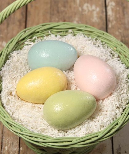Bethany Lowe Pastel Egg Ornaments – Set of 4
