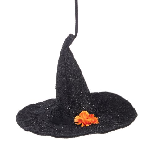 Department 56 Halloween Decor Witch Hat Ornament, 4-Inch