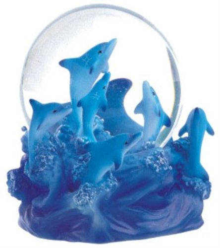 Snow Globe Dolphin Collection Desk Figurine