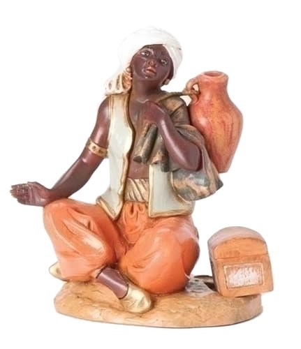 Iwgac Home Decorative Accent Holiday Season Christmas Gift Collectible 12″ Aman, The Camel Driver Figurine