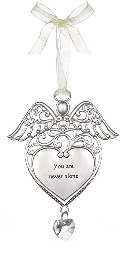You Are Never Along Angel Wings Ornament
